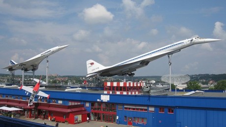 Concorde & Tupolev TU-144 at Sinsheim Auto & Technik Museum